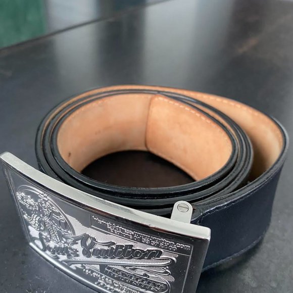 LOUIS VUITTON - Traveling Requisites Leather Waist Belt - Picture 3 of 5